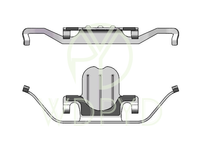 BRAKE PAD ACCESSORY KIT, HYD