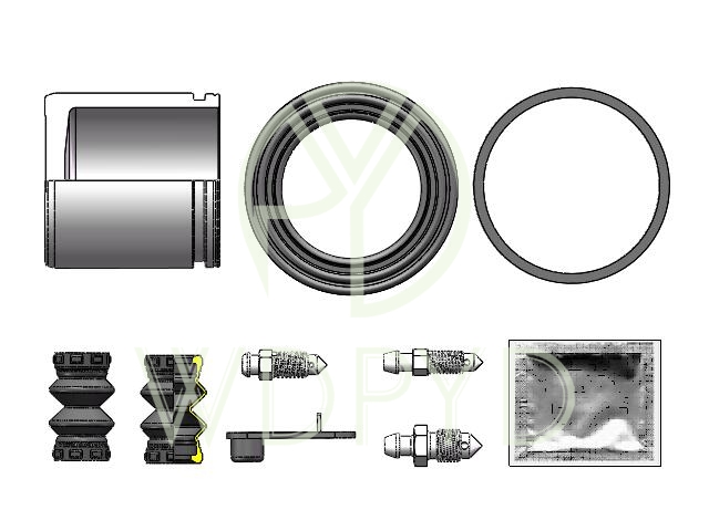 REPAIR KIT WITH PISTON,BRAKE CALIPER